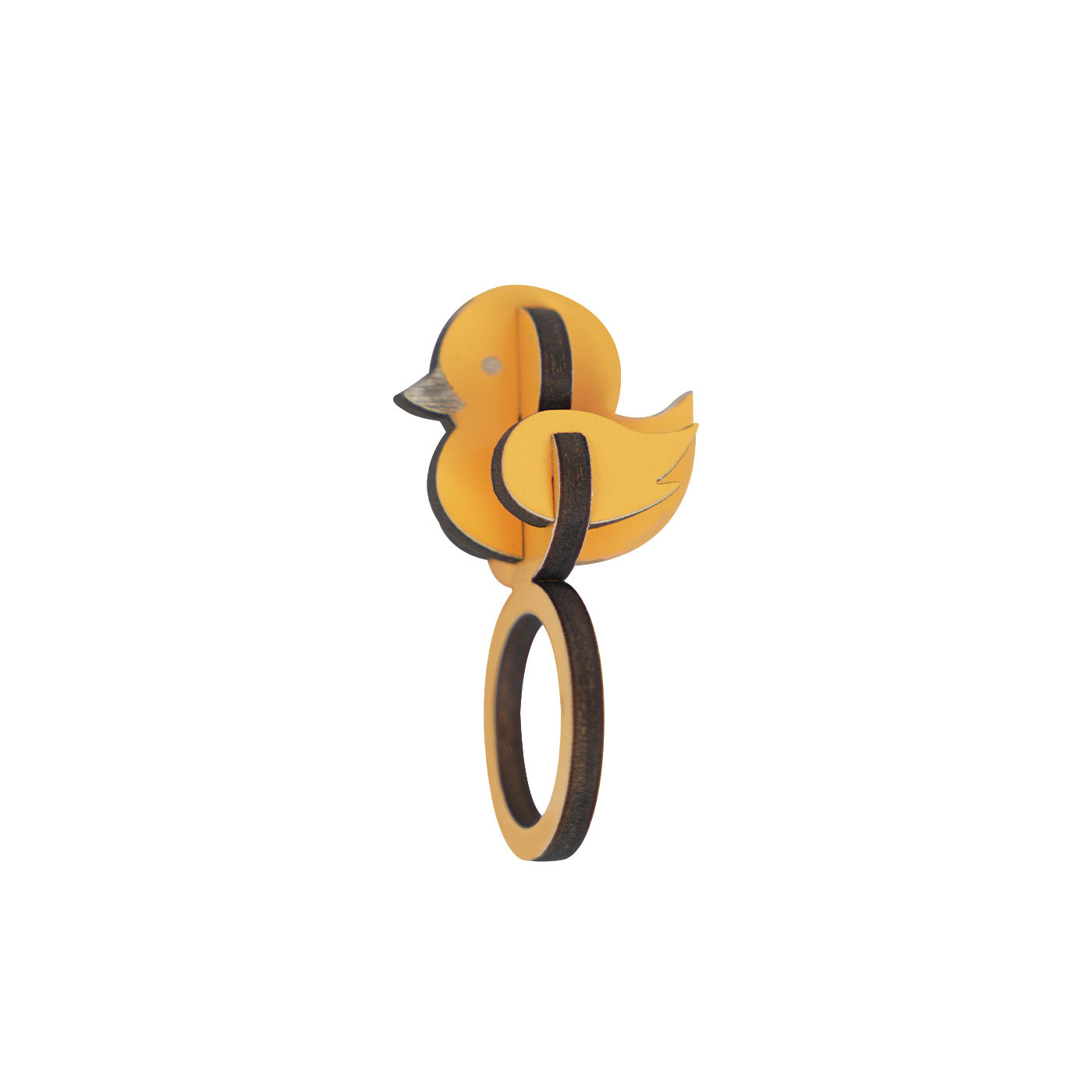 Wooden Duckling Ring