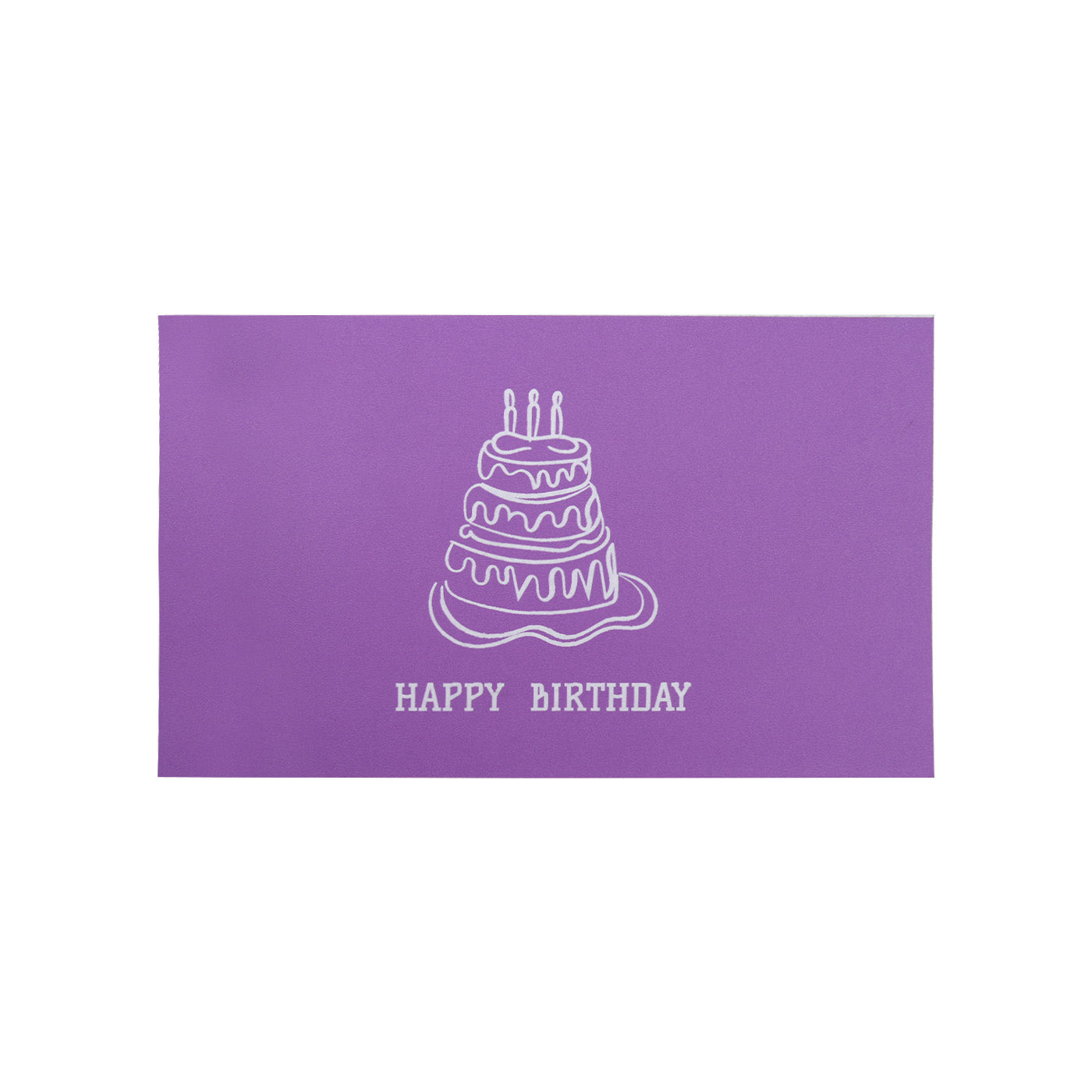 Birthday Cake Pop-up Greeting Card