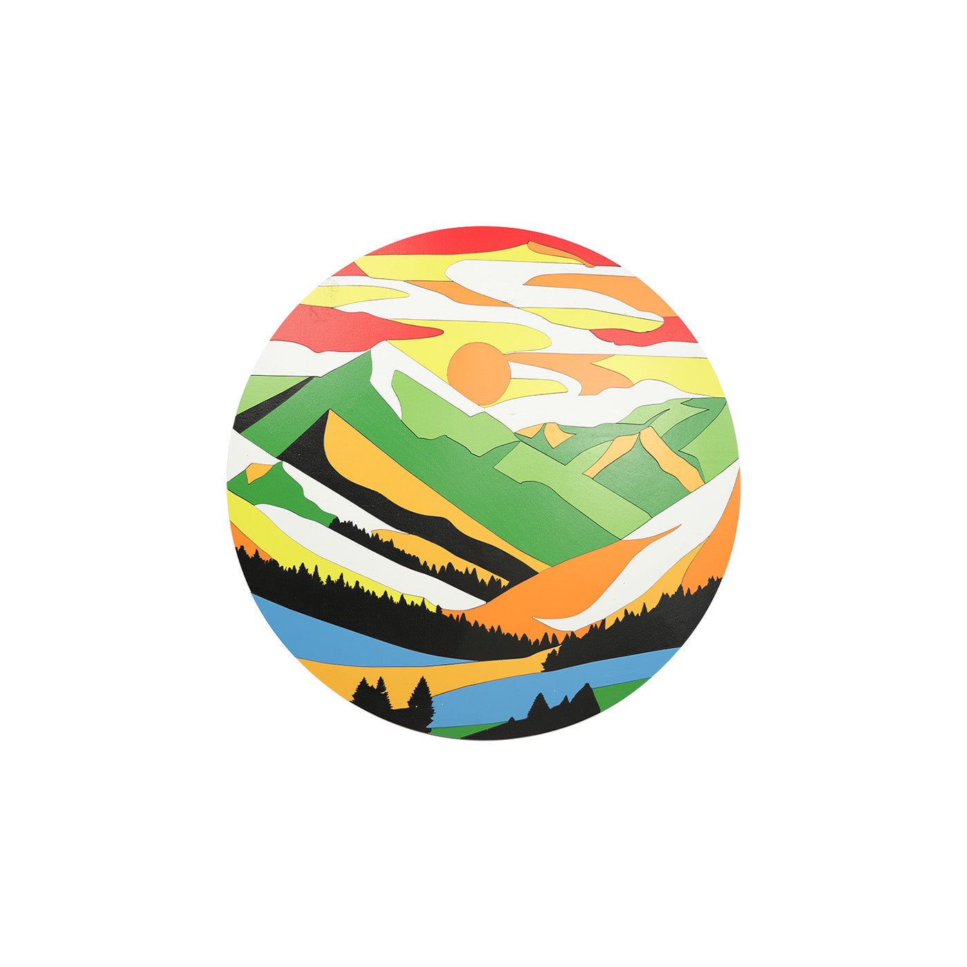 Large Size Landscape Collage Wall Art