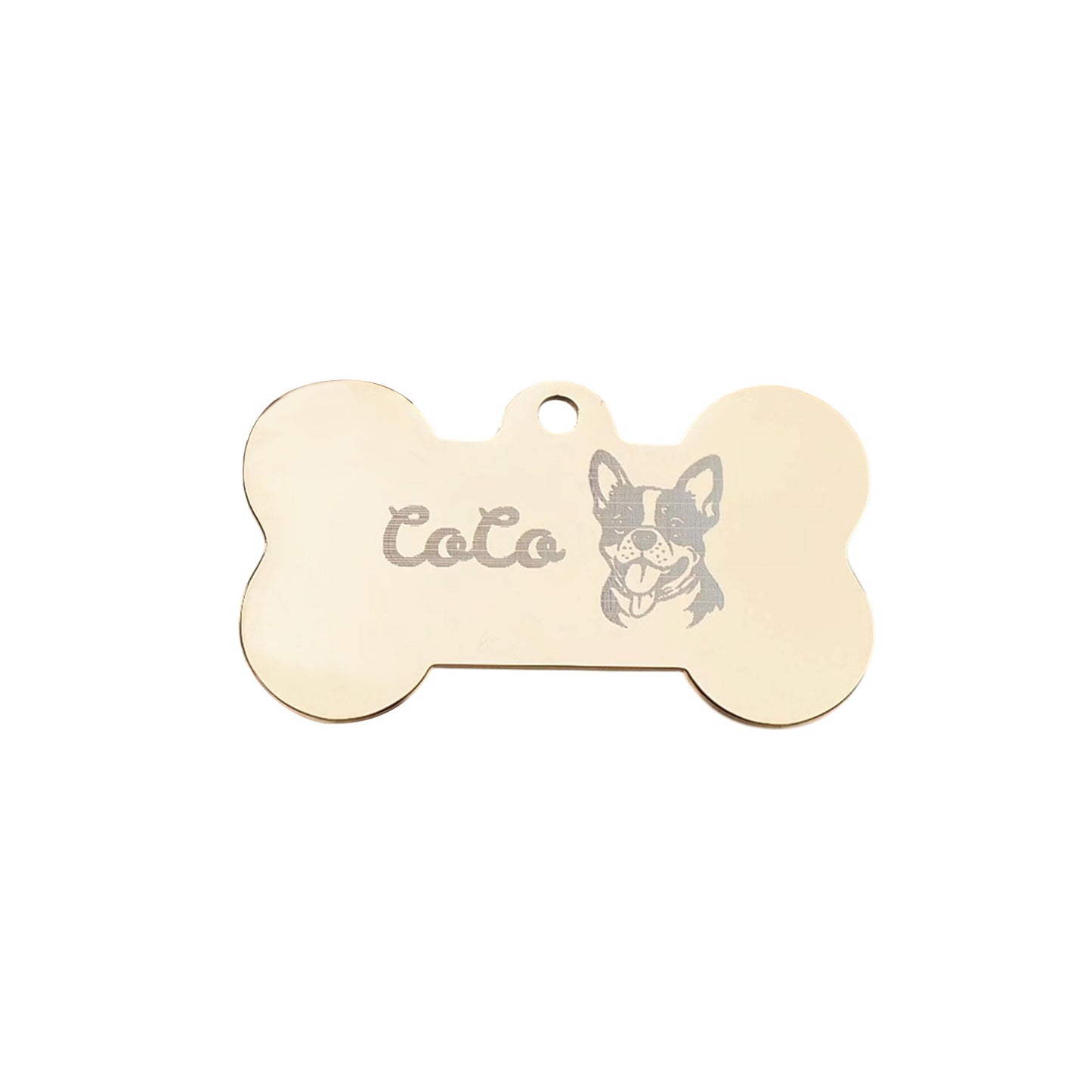 Metal Dog tag engraving