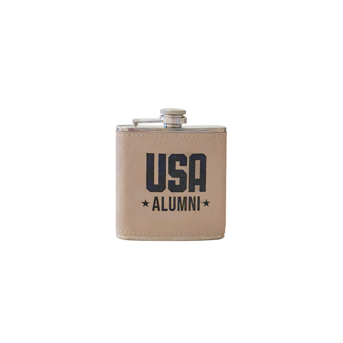 PU Leather Whiskey Flask Engraving