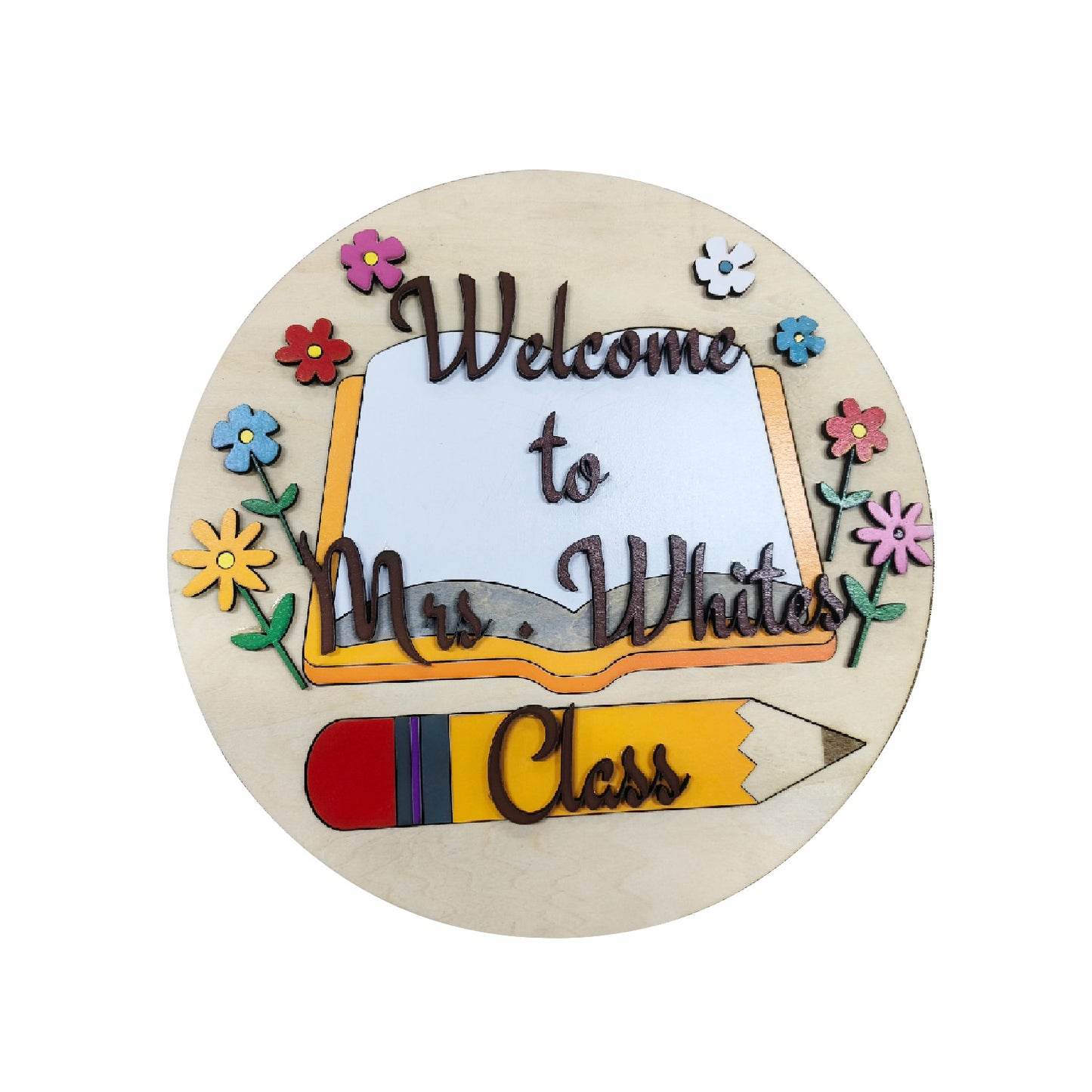 Welcome Teacher School Classroom Sign