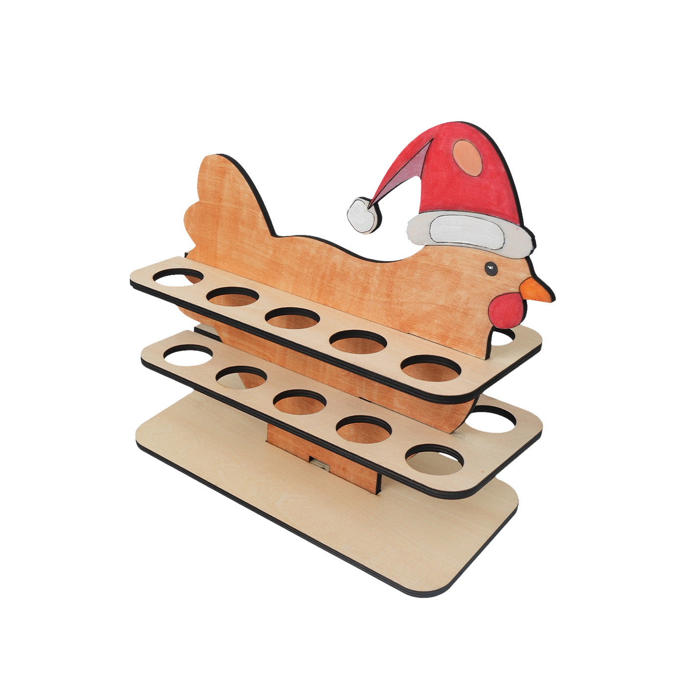 Hen shape egg rack