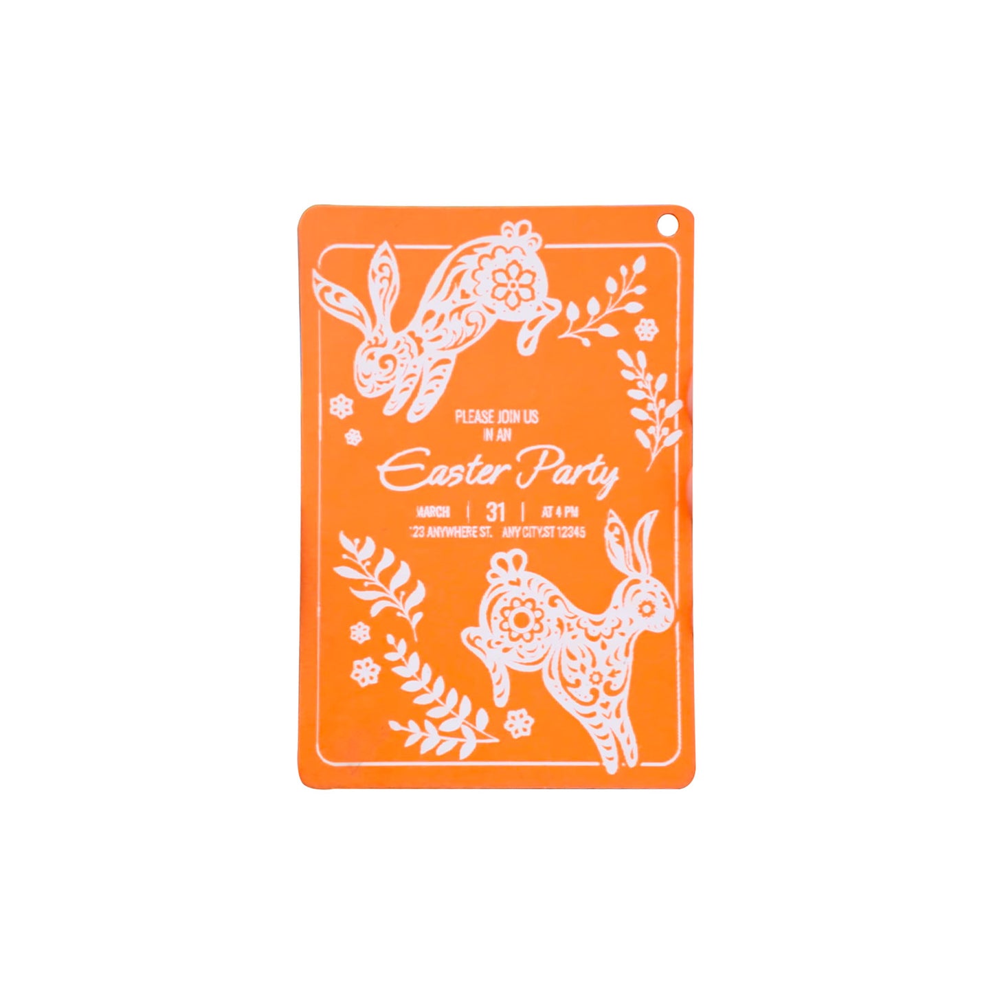Easter event invitation card