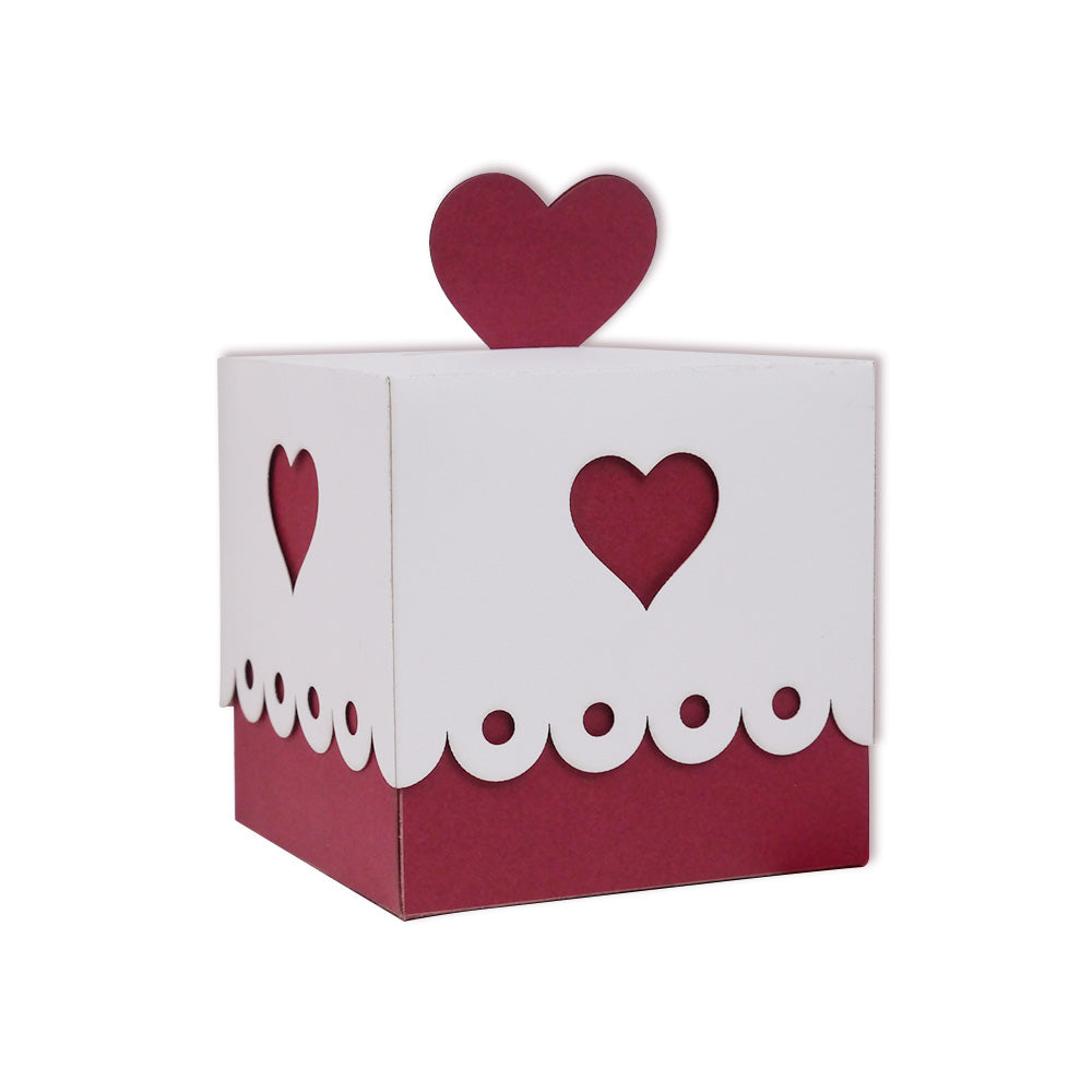 Card Stock Craft Paper Gift Box 03 - Heart