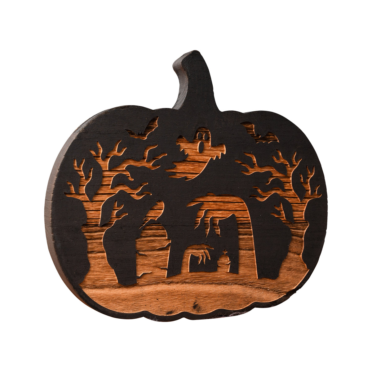 Halloween Pumpkin cemetery cutout Sign