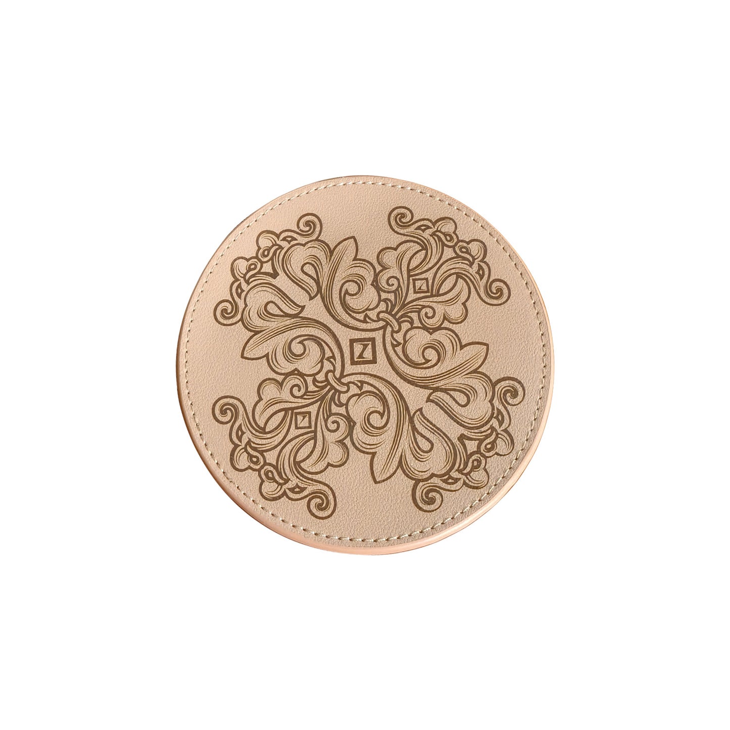 Intricate Pattern Coaster Engraving