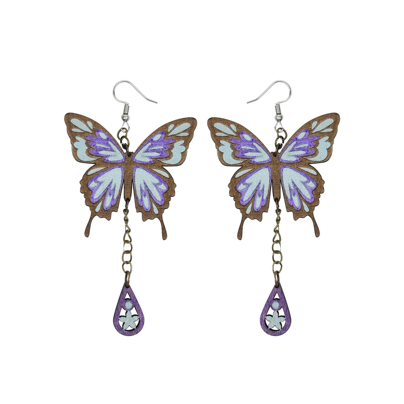 Butterfly Wooden Earrings