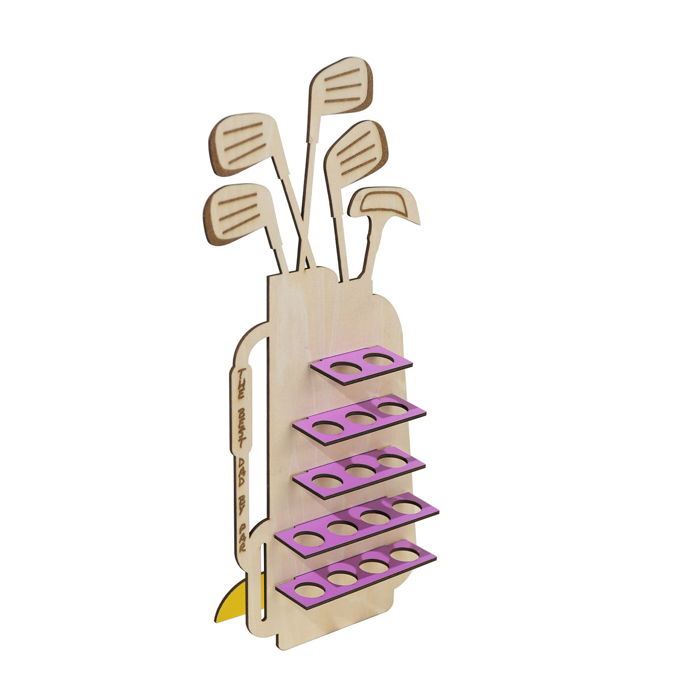 Golf ball rack holder
