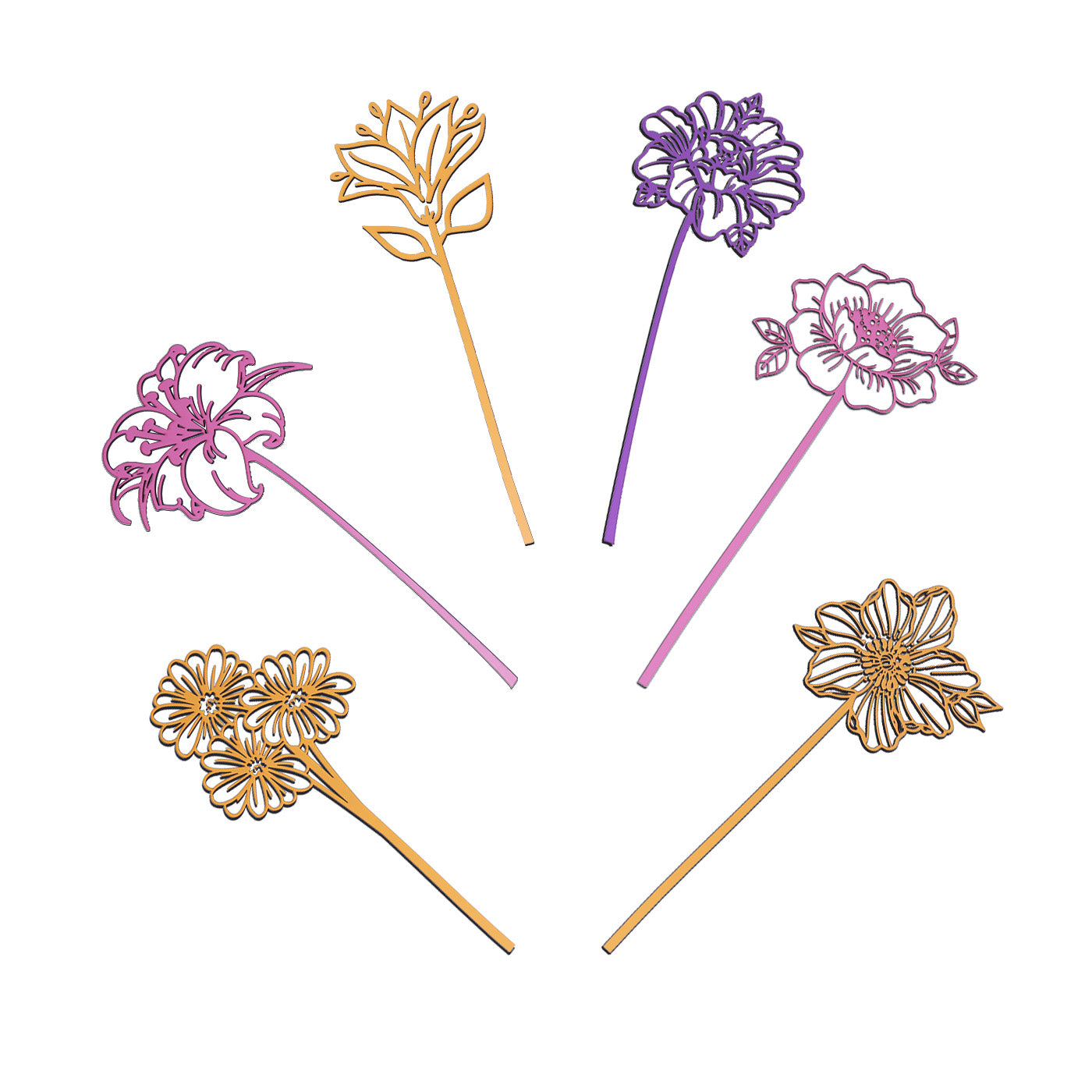 Wooden Flower Bouquet
