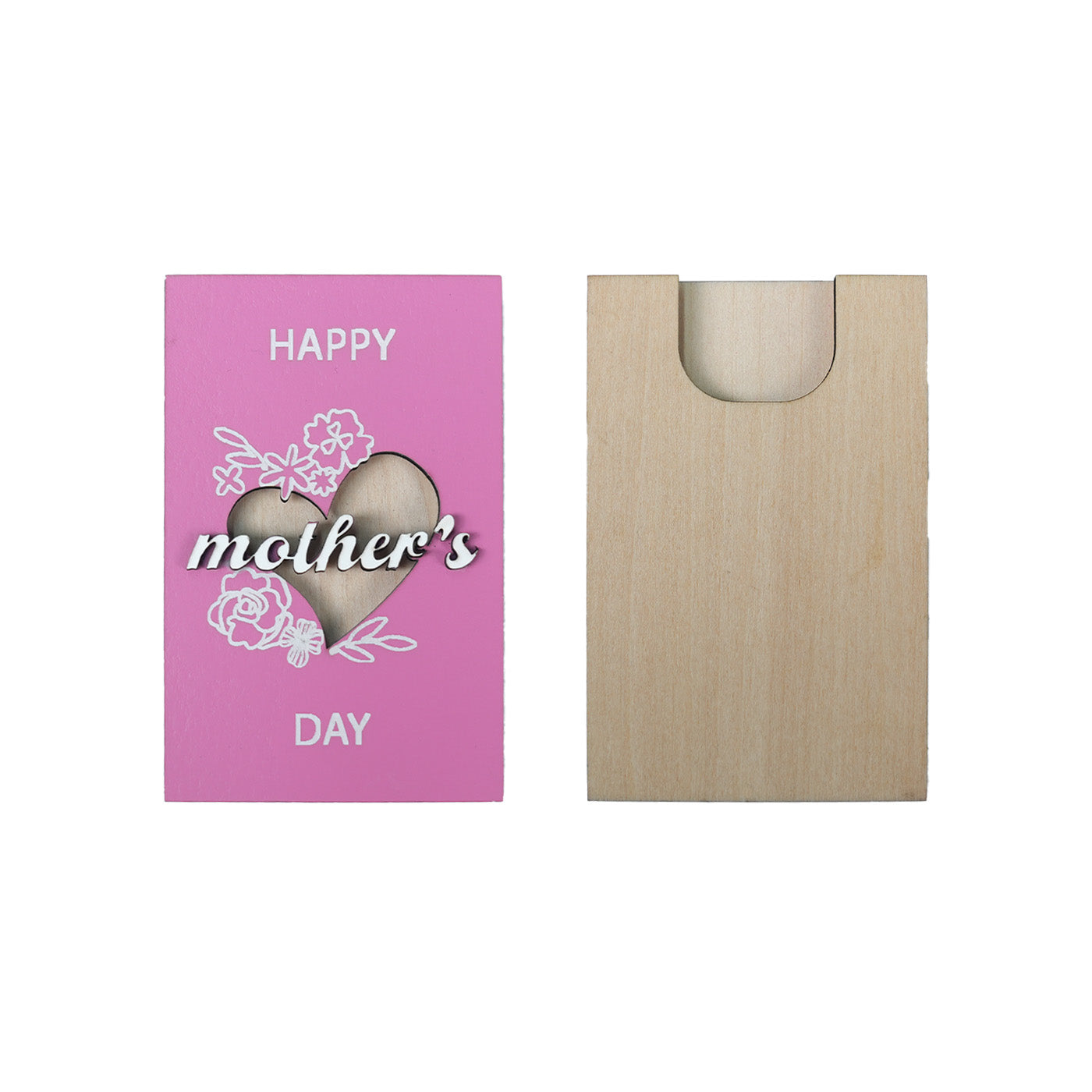 Mothers Day Wooden Card Holder