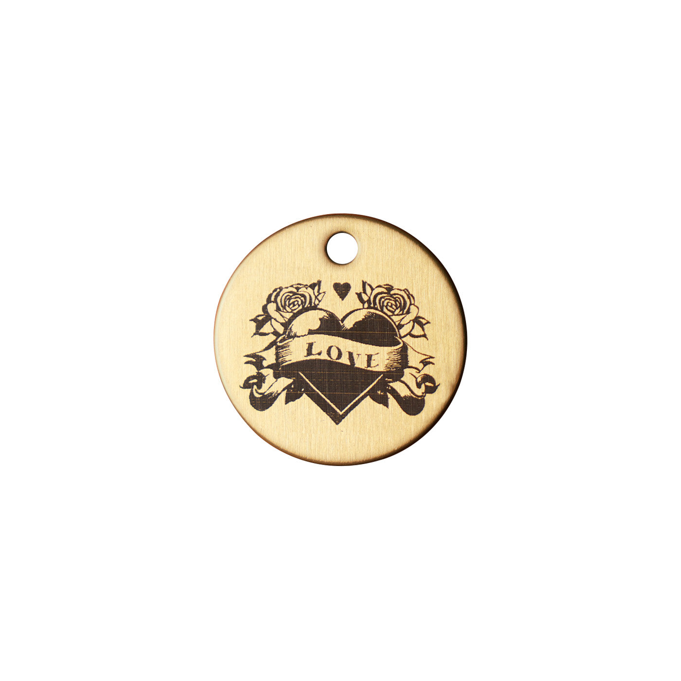 Valentine's Day Heart Pattern Metal Engraving