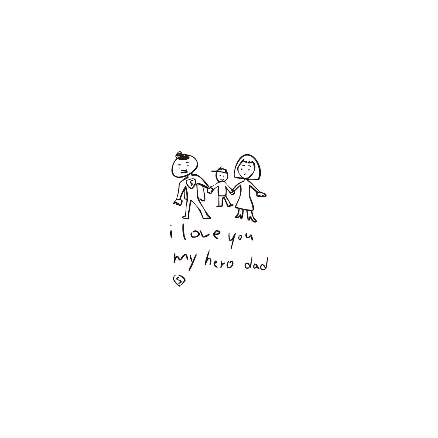 Father's Day Illustrated Mug