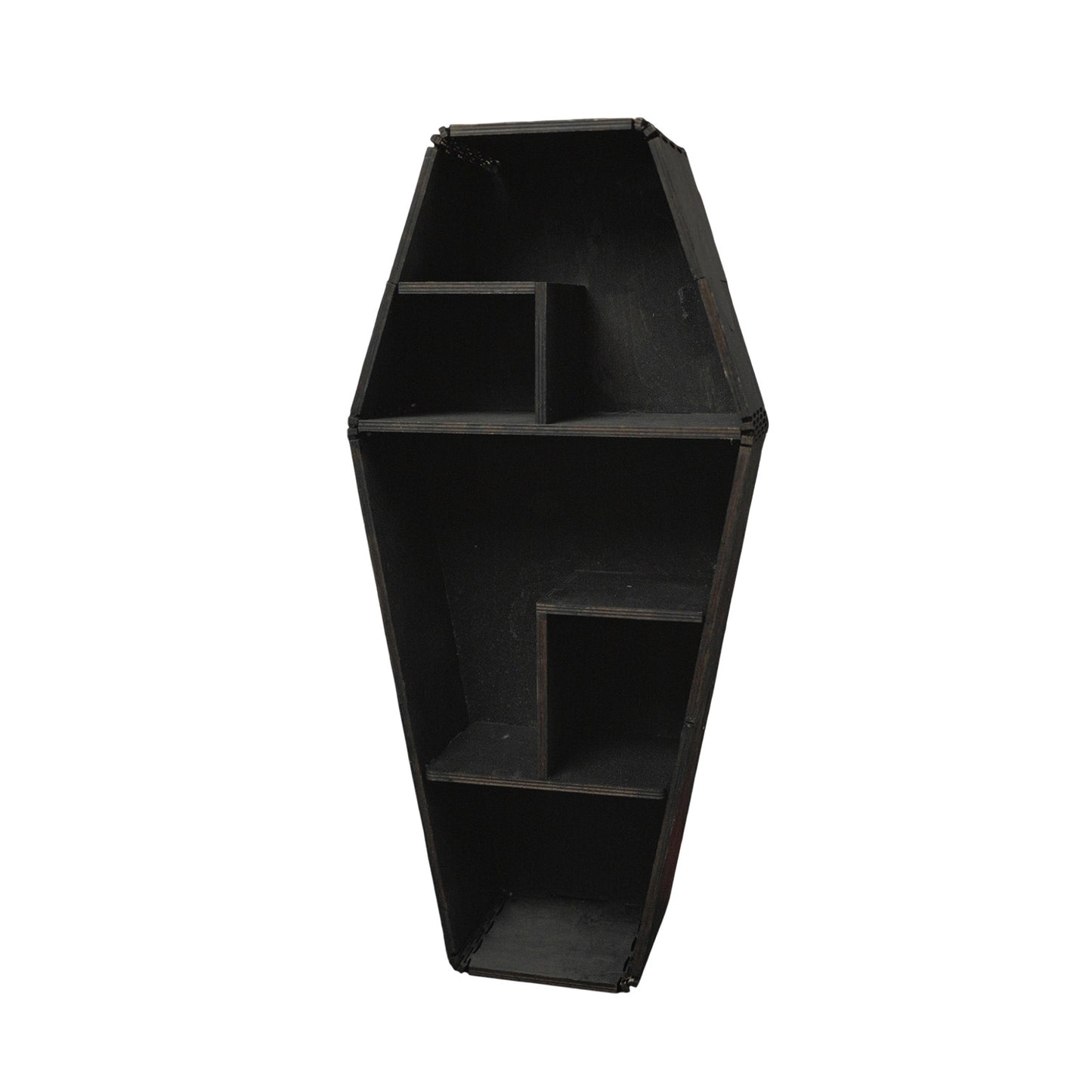 Wooden Halloween Coffin Cabinet