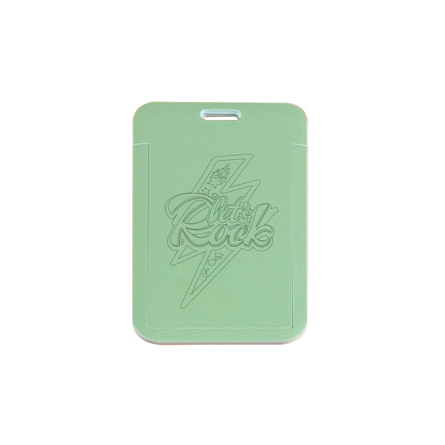 Access Pass Card Holder Engraving Pattern
