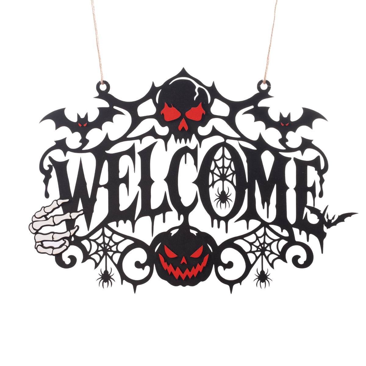 Halloween House Spooky Welcome Sign