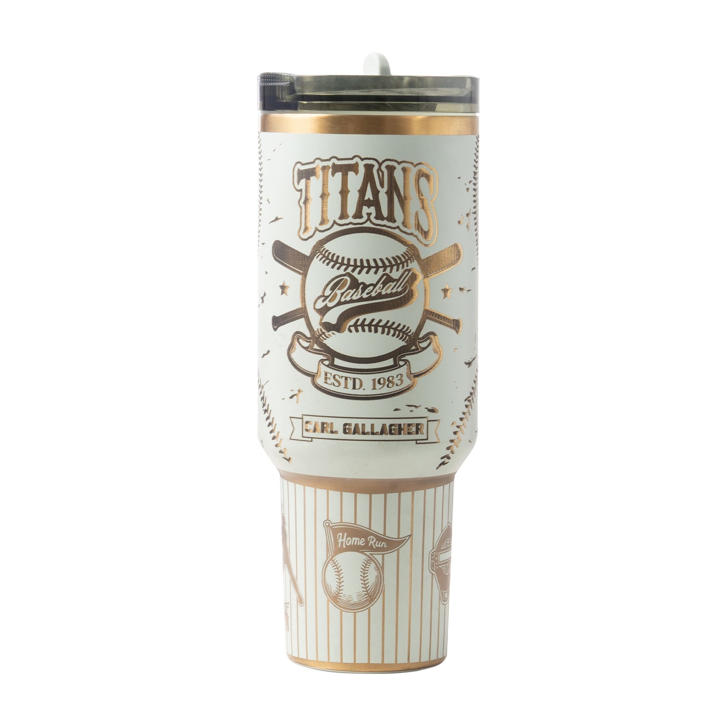 Baseball Engraved Tumbler