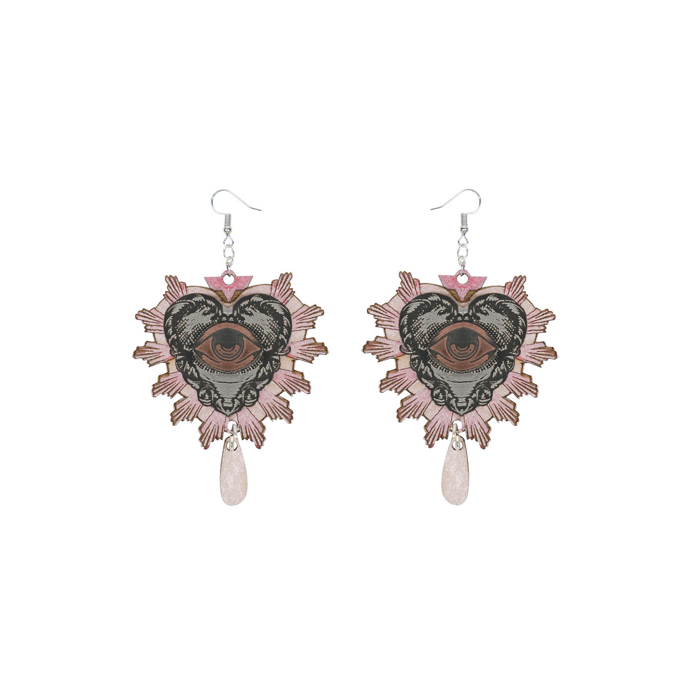 Artistic Heart Earrings