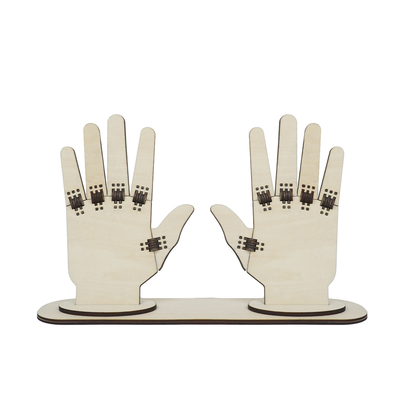 Wooden Hand Ornament Accessories Stand