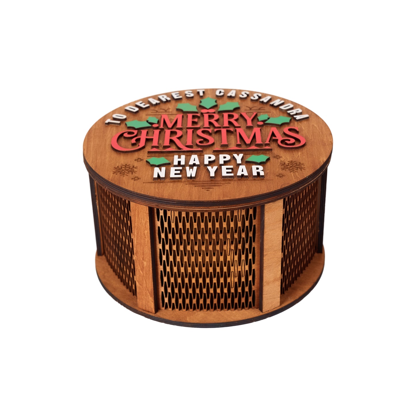 Christmas Wooden Gift Box