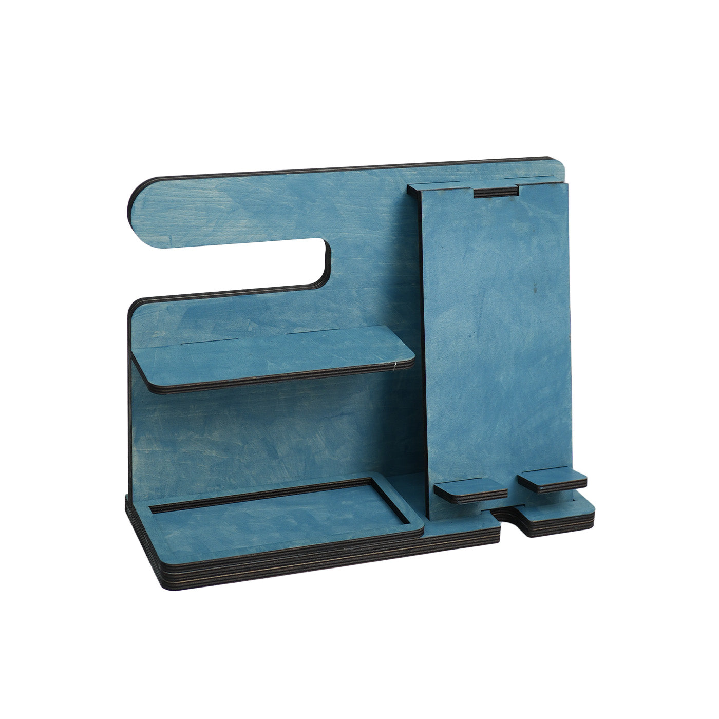 Desktop mobile phone holder rack