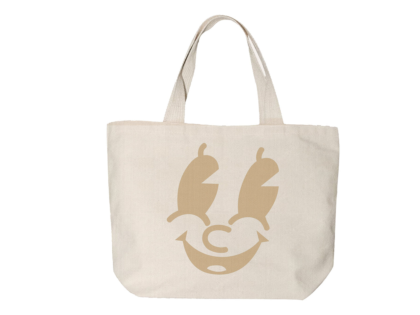 Canvas Bag 04 with a smiling face