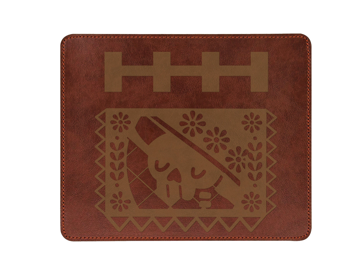 Mouse Pad 01 with a cartoon skull