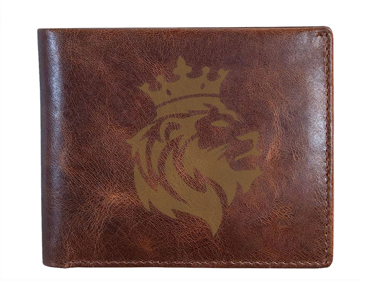 Engraved Leather Wallet 07