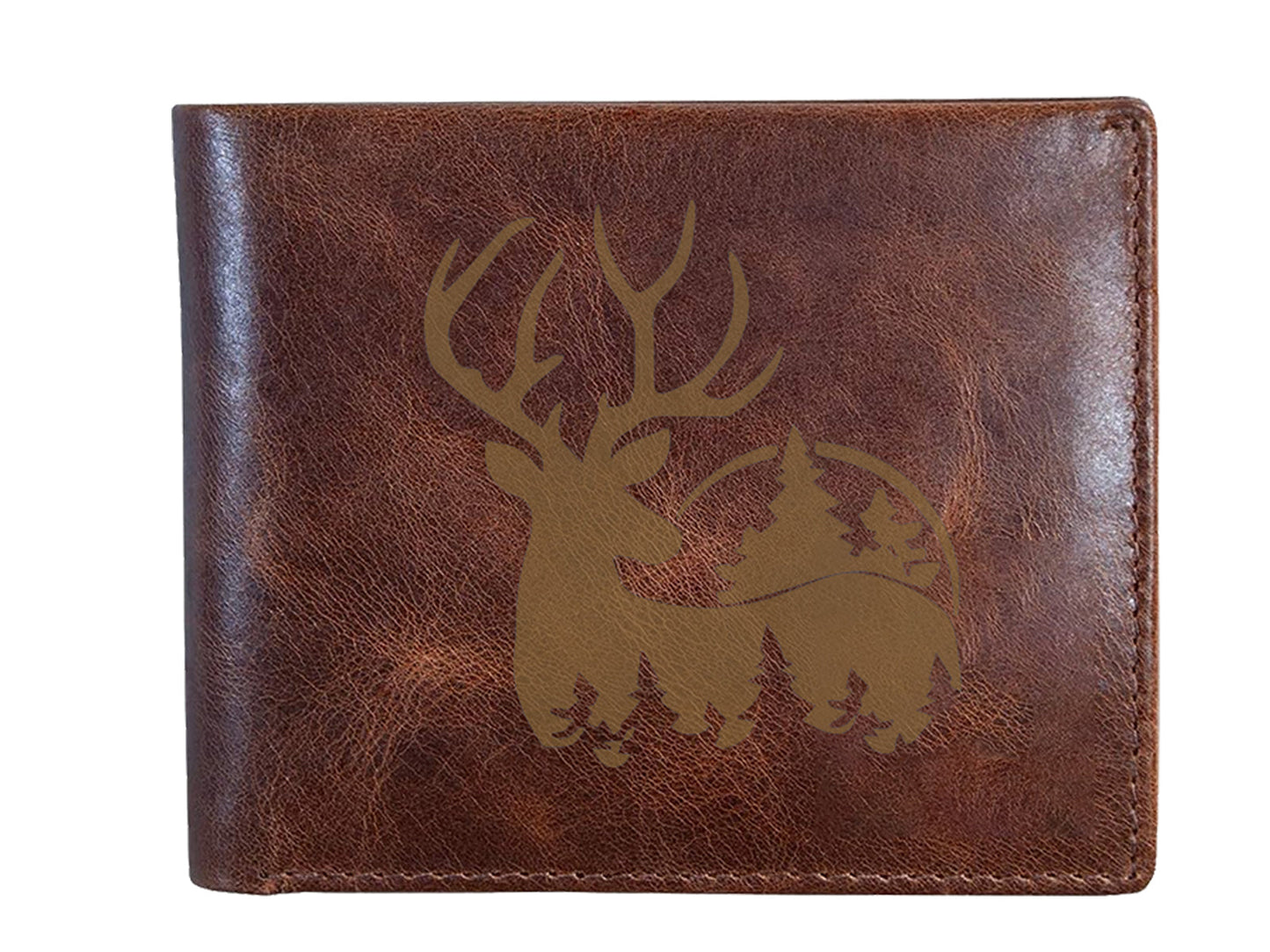 Engraved Leather Wallet 09