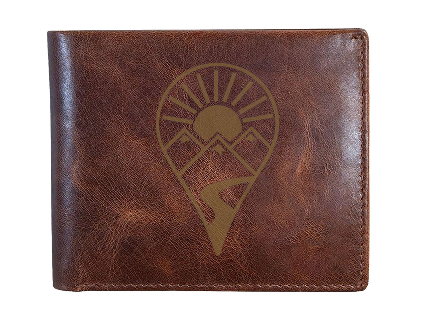 Engraved Leather Wallet 05
