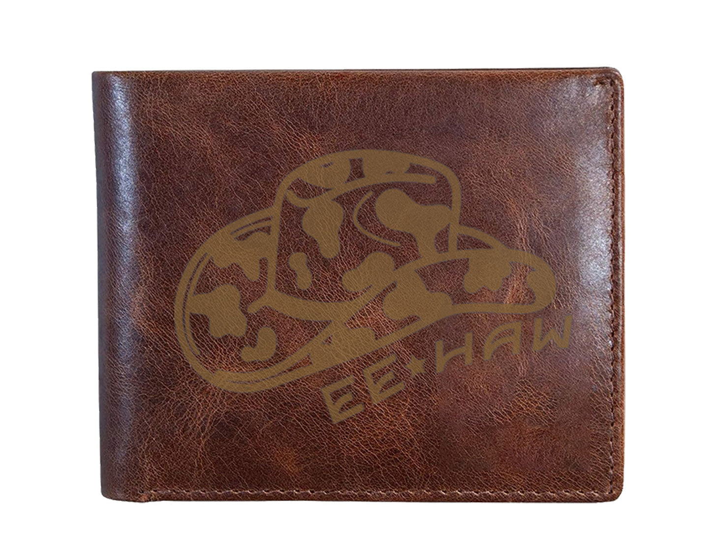 Engraved Leather Wallet 04