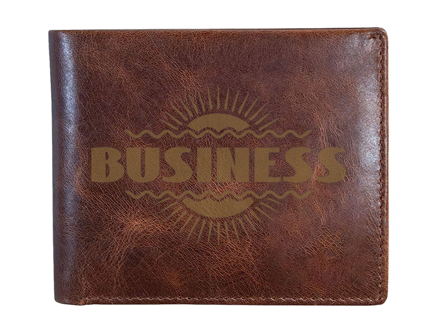 Engraved Leather Wallet 06