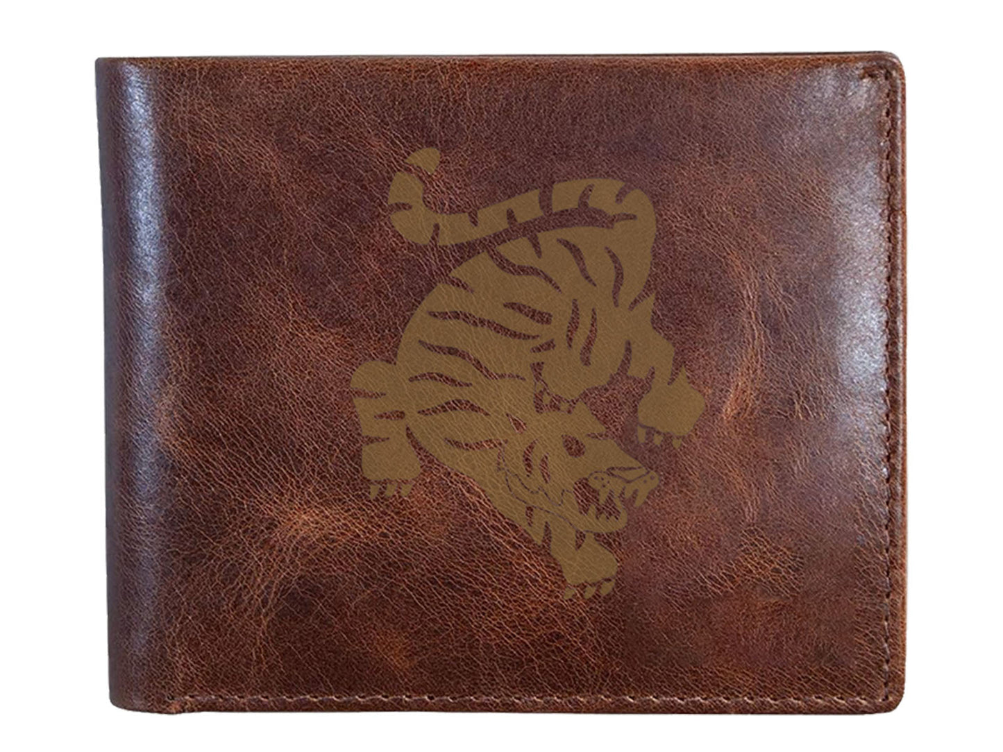 Engraved Leather Wallet 01