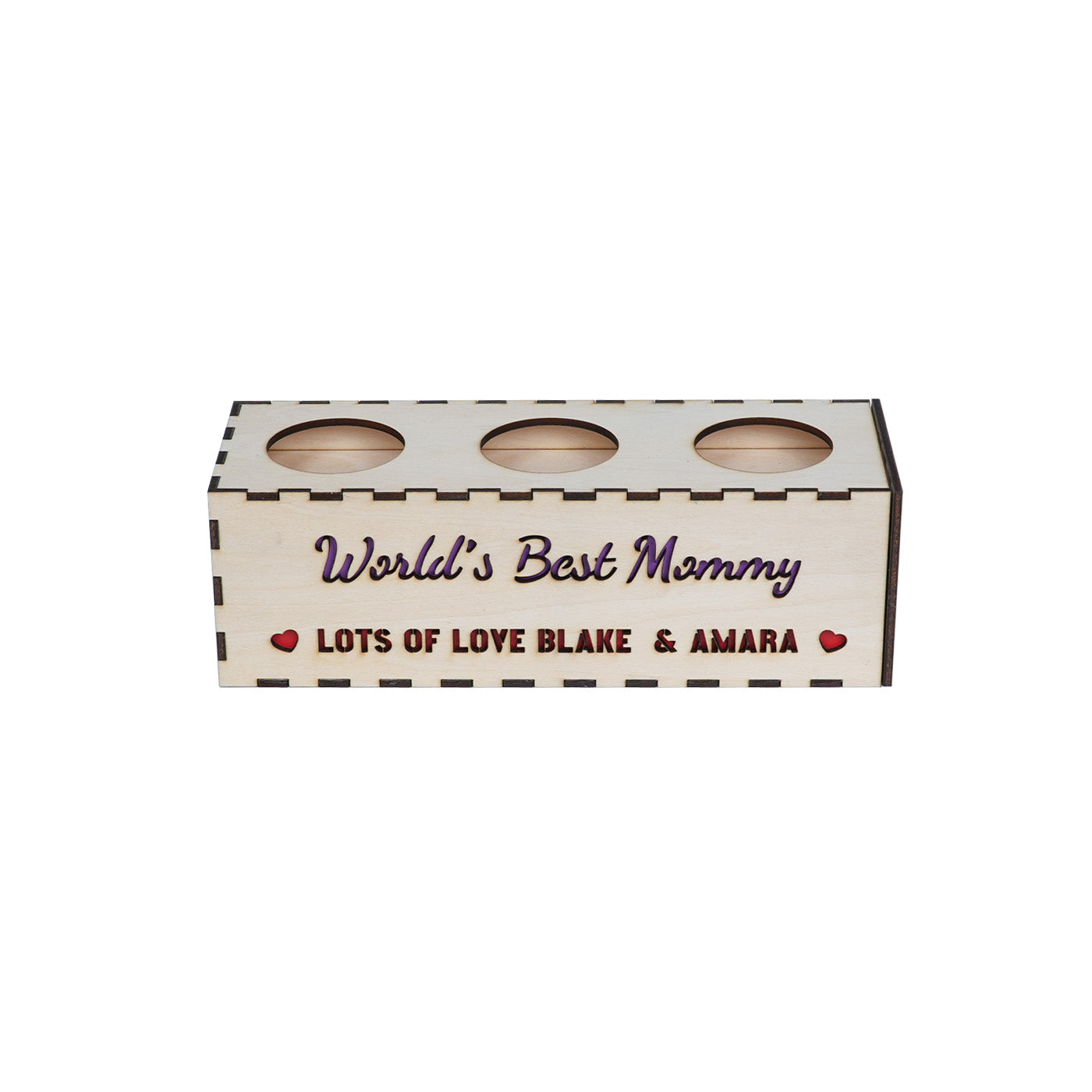 Mothers Day Wooden Candle Holder