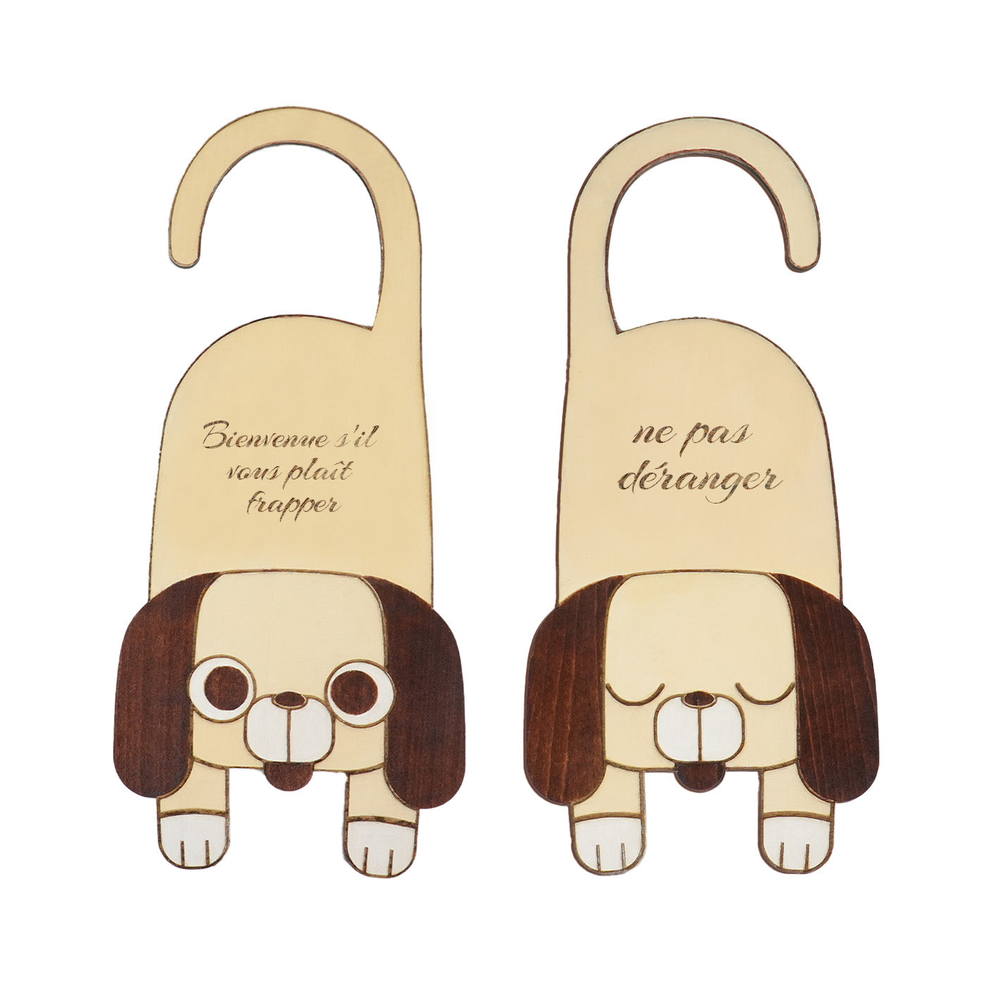 Panneau de porte "Ne pas déranger" pour animaux domestiques(France)