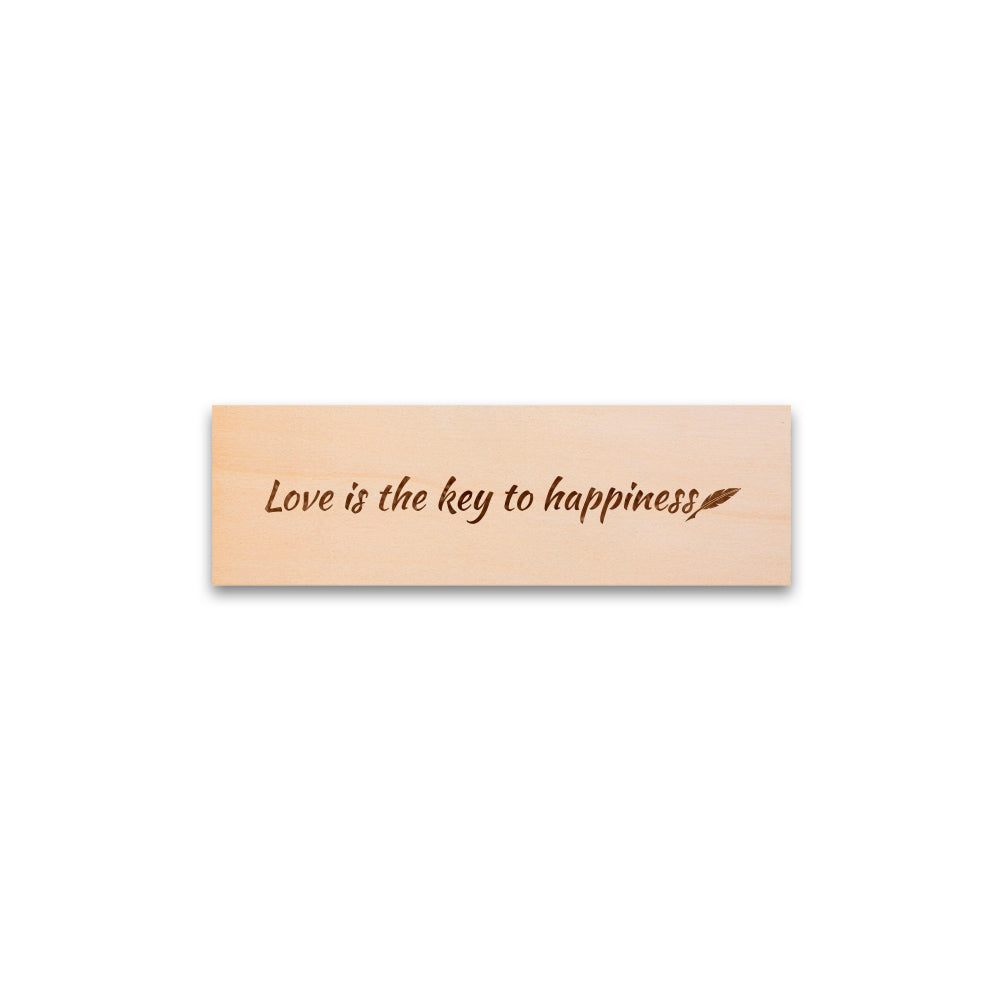 Love is the key to happiness Wall Decor