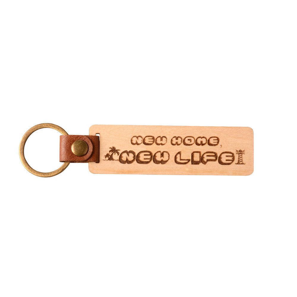 New Home New Life Keychain