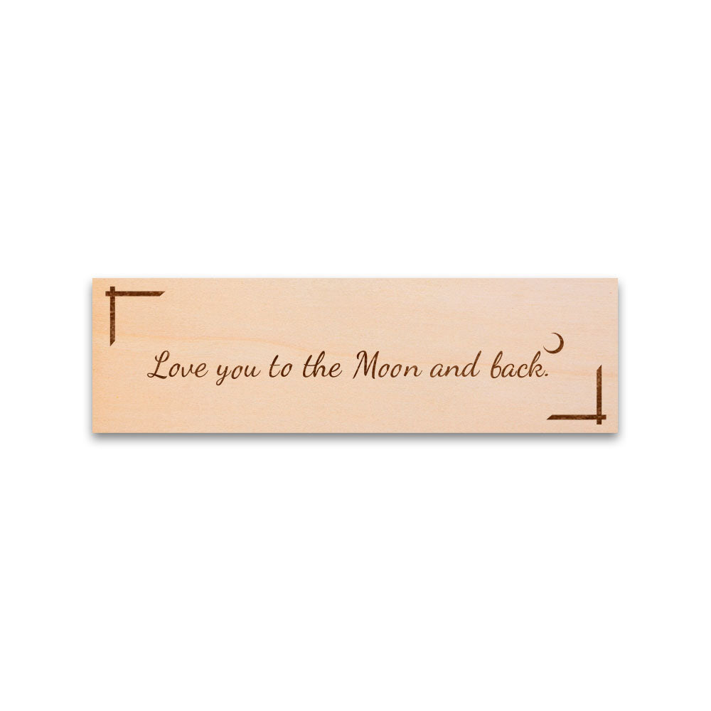 Love You to the Moon and Back Wall Decor