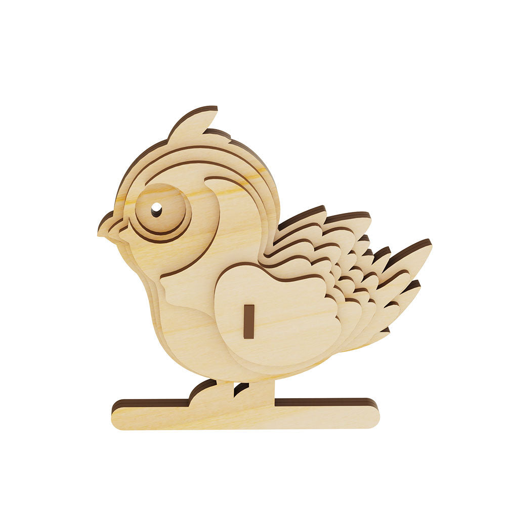Cheerful Chicks Wooden Toy
