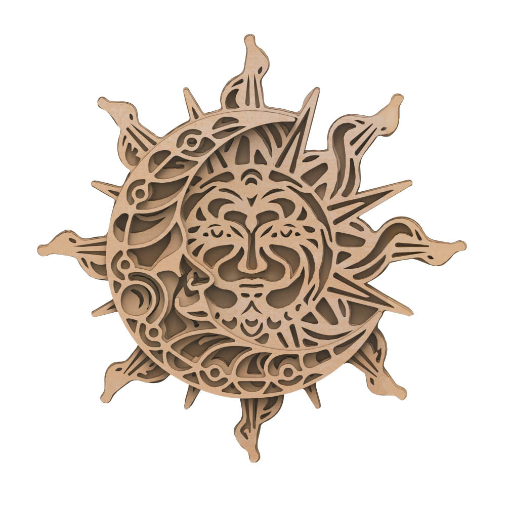 Sun and Moon Wall Decor