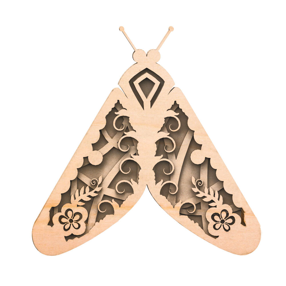 Moth Multi-layer Wall Decor