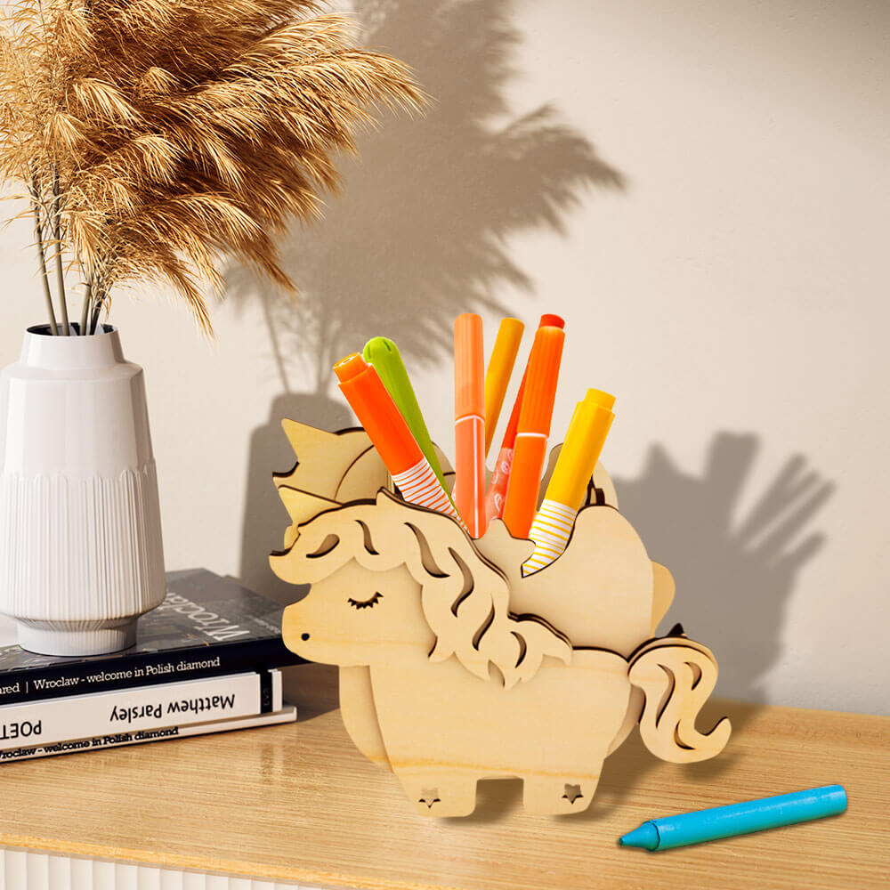 Unicorn Pen Holder Desktop Organizer