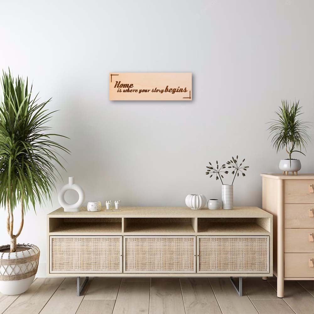 Home is Where Your Story Begins Wall Decor