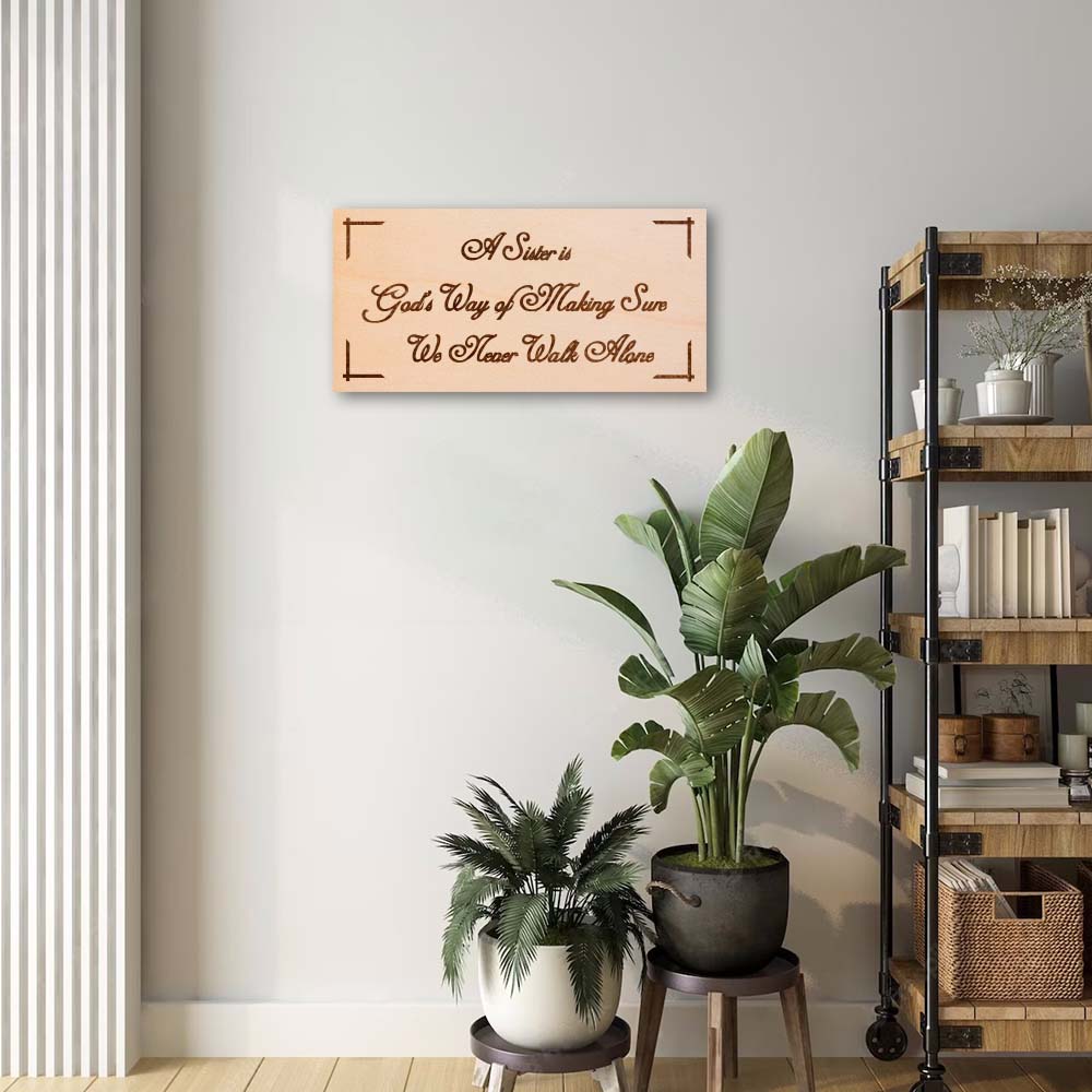 Sister Quote Wall Decor