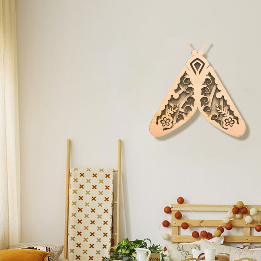 Moth Multi-layer Wall Decor