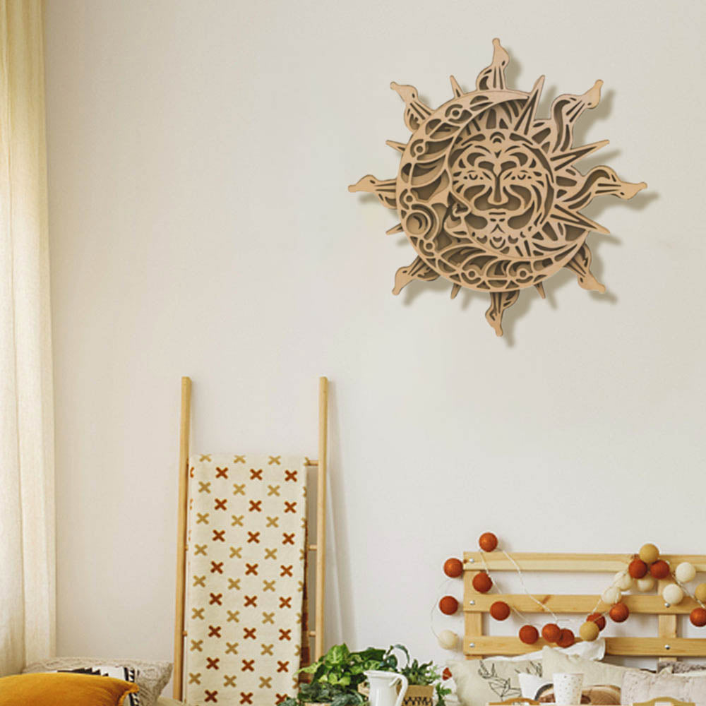 Sun and Moon Wall Decor