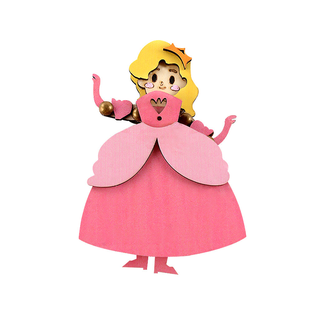 Princess Wooden Figure
