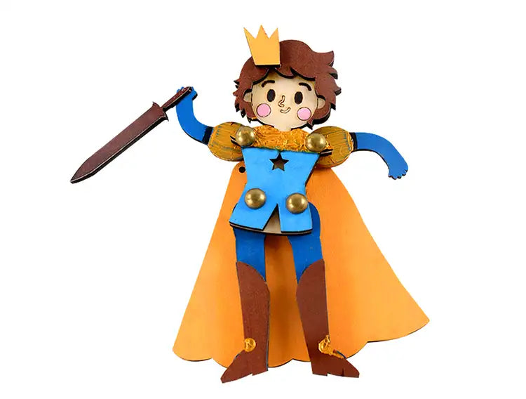 Prince Wooden Figure