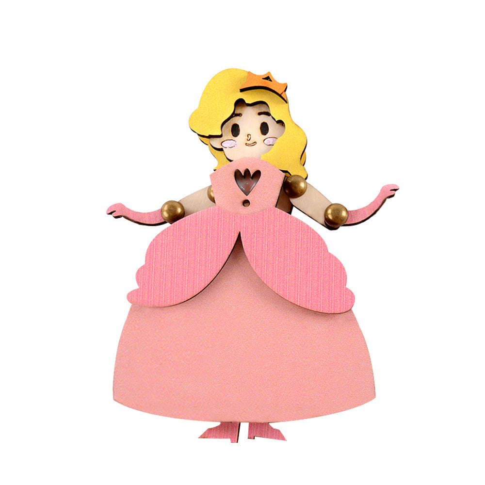 Princess Wooden Figure