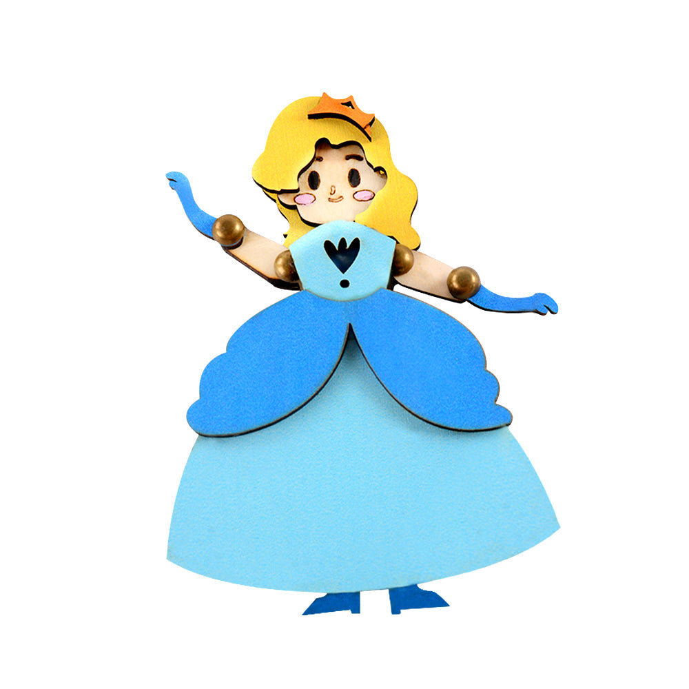 Princess Wooden Figure